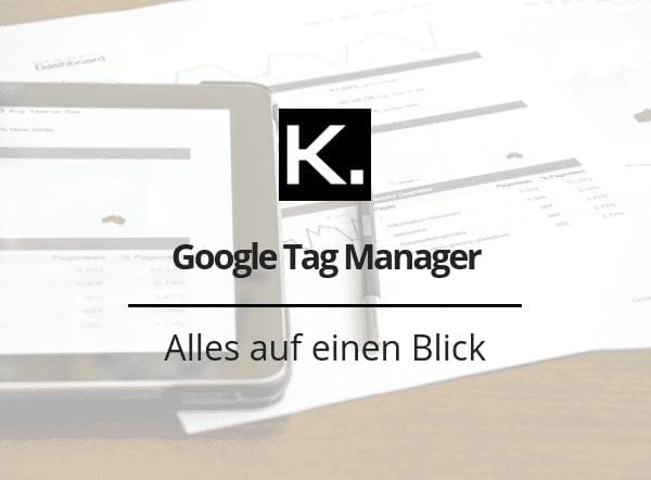 Google Tag Manager einrichten